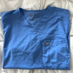 Figs Mens scrub top M